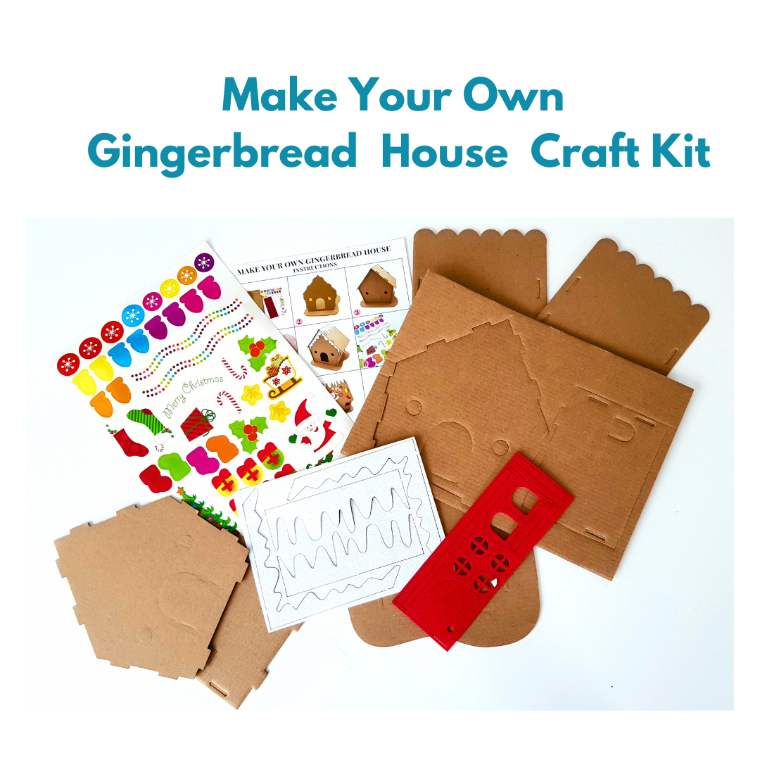 Make Your Own Gingerbread-House Kit – Let's Craft NZ