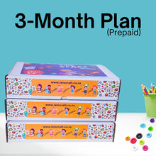 Load image into Gallery viewer, 3-month-prepaid-plan-for-kids-monthly-craft-box-subscription-New Zealand