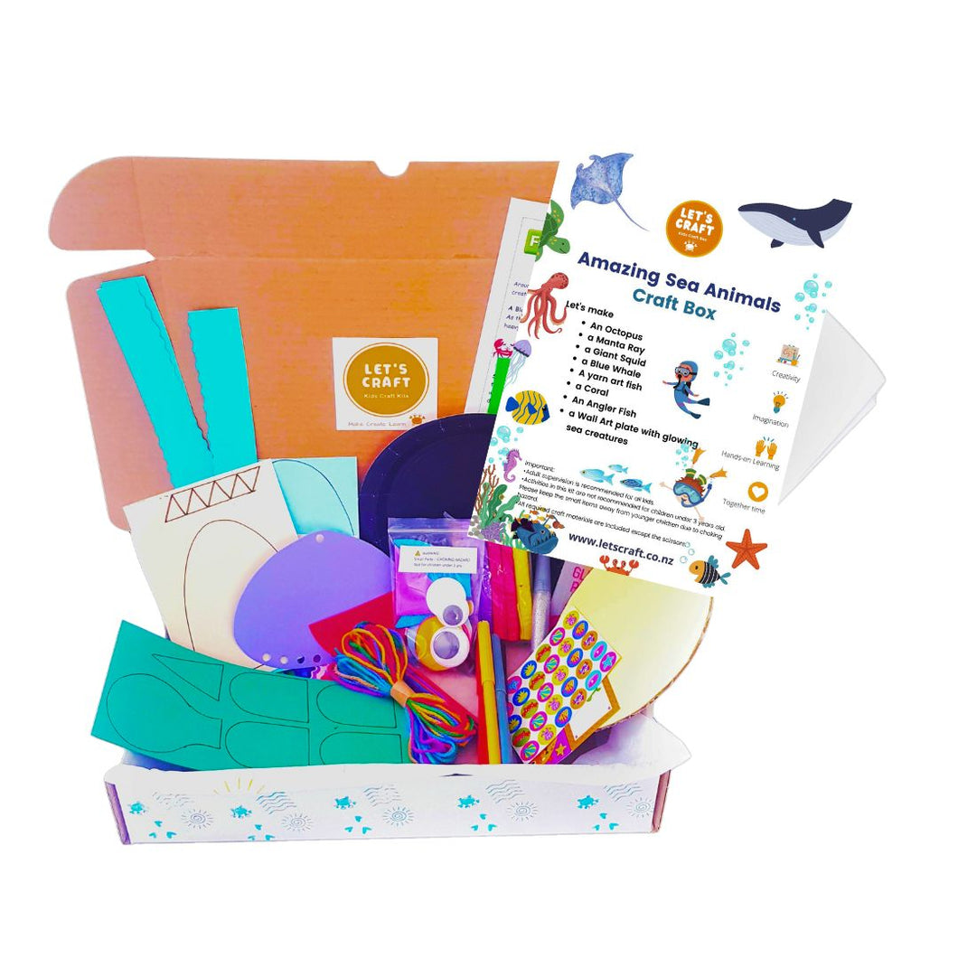 Amazing Sea Animals Craft Kit – Let's Craft NZ