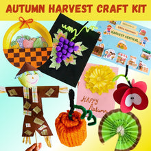 Load image into Gallery viewer, Autumn Harvest theme crafts for kids by Let&#39;s Craft Box NZ