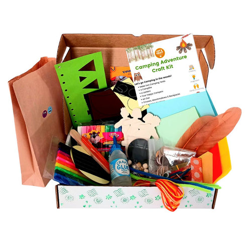 Camping Adventure Craft kit for kids by Let's Craft NZ