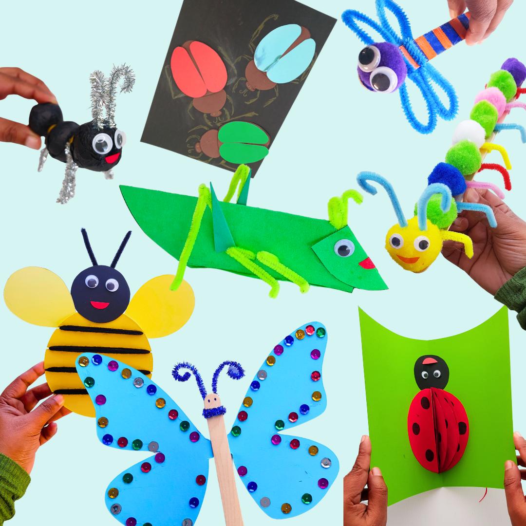 Garden Insects Craft Kit for Kids – Let's Craft NZ