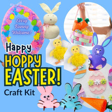 Load image into Gallery viewer, Happy-Hoppy-Easter-Craft-Kit-for-kids-NZ-Every-bunny-welcome