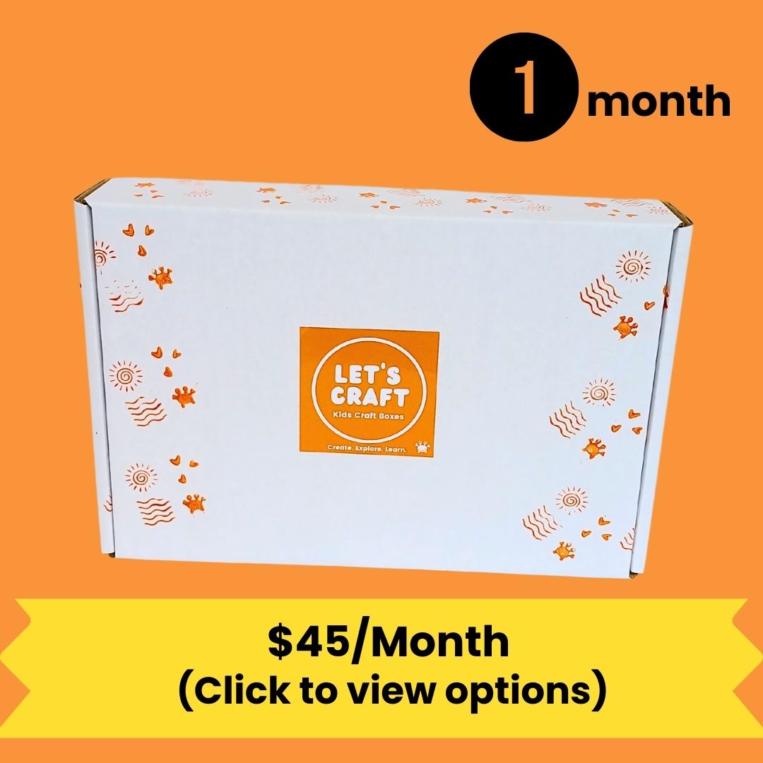 Let's Craft NZ Kids Monthly Subscription | Cancel anytime