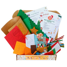 Load image into Gallery viewer, My Christmas tree craft kit for kids by Let&#39;s Craft New Zealand 