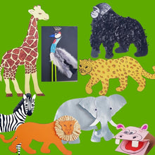 Load image into Gallery viewer, Safari-Animals-crafts-for-kids-by-LetscraftNZ