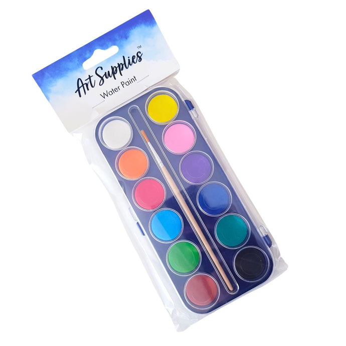 Kids-Watercolour-paint-set-12-colours-and-a-brush