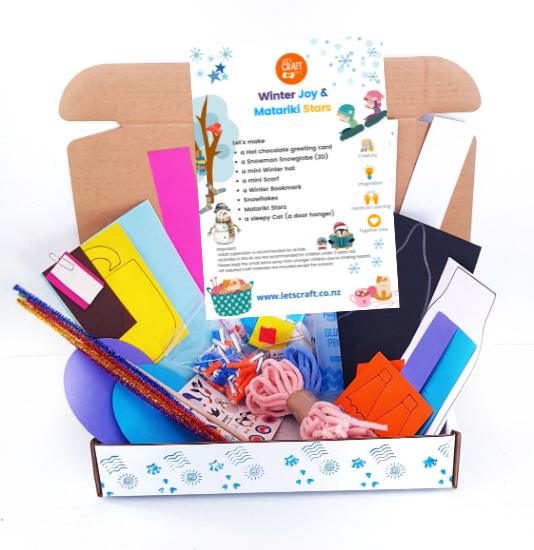 Kids-Winter-Joy&-Matariki-Stars-Craft kit-New Zealand