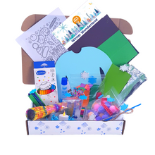 Load image into Gallery viewer, Winter-wonderland-kids-craft-kit-june-box