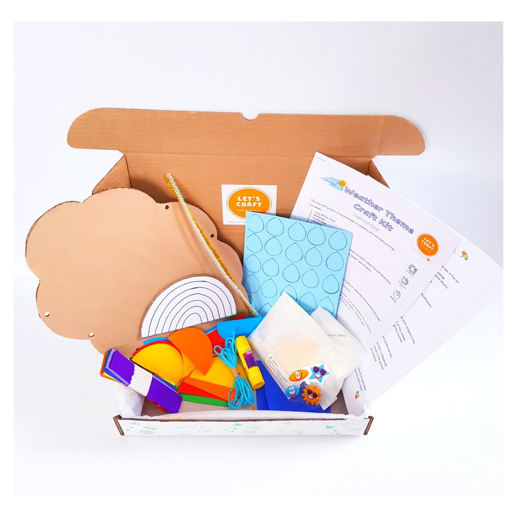 Weather Craft Box for Kids by Let's Craft NZ 