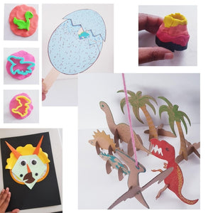 Dino-Theme-Craft-Activities-for-kids-by-Let's-Craft-NZ-
