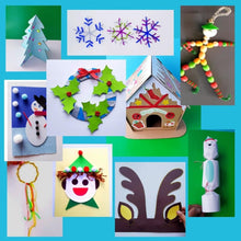 Load image into Gallery viewer, Fun Xmas Crafts for kids by Let&#39;s Craft NZ